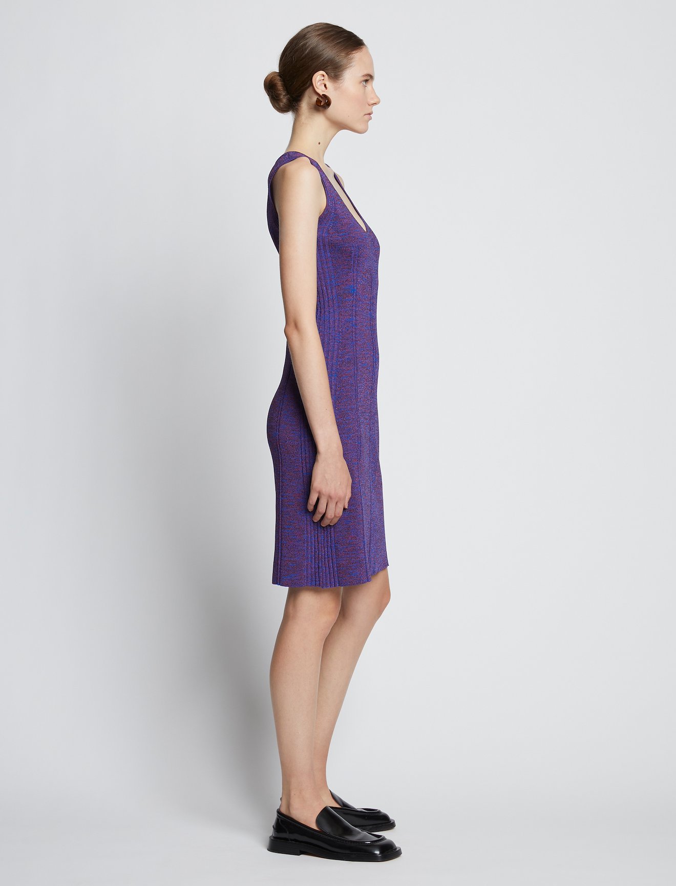 Melange Rib Tank Dress #1
