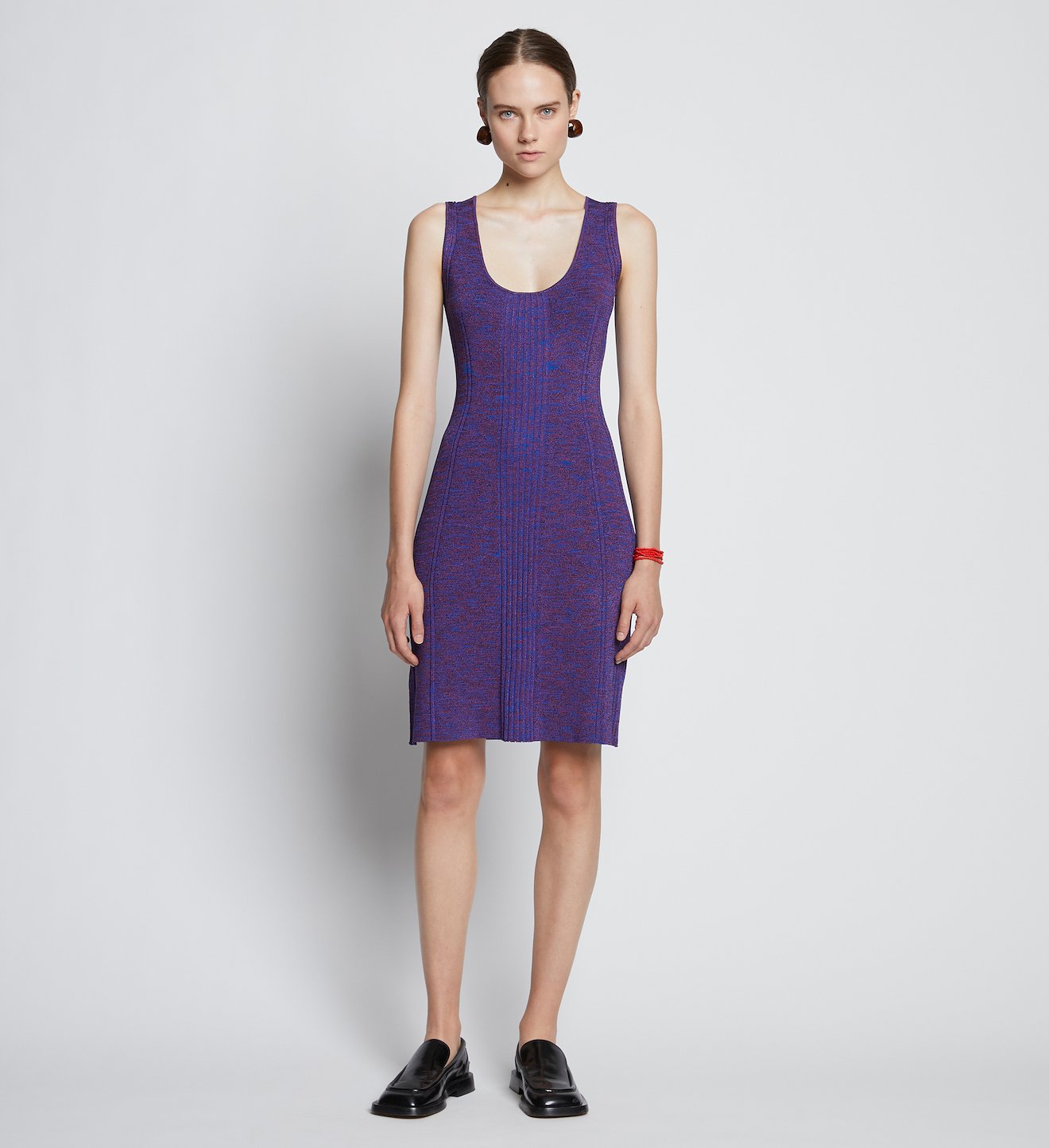Melange Rib Tank Dress