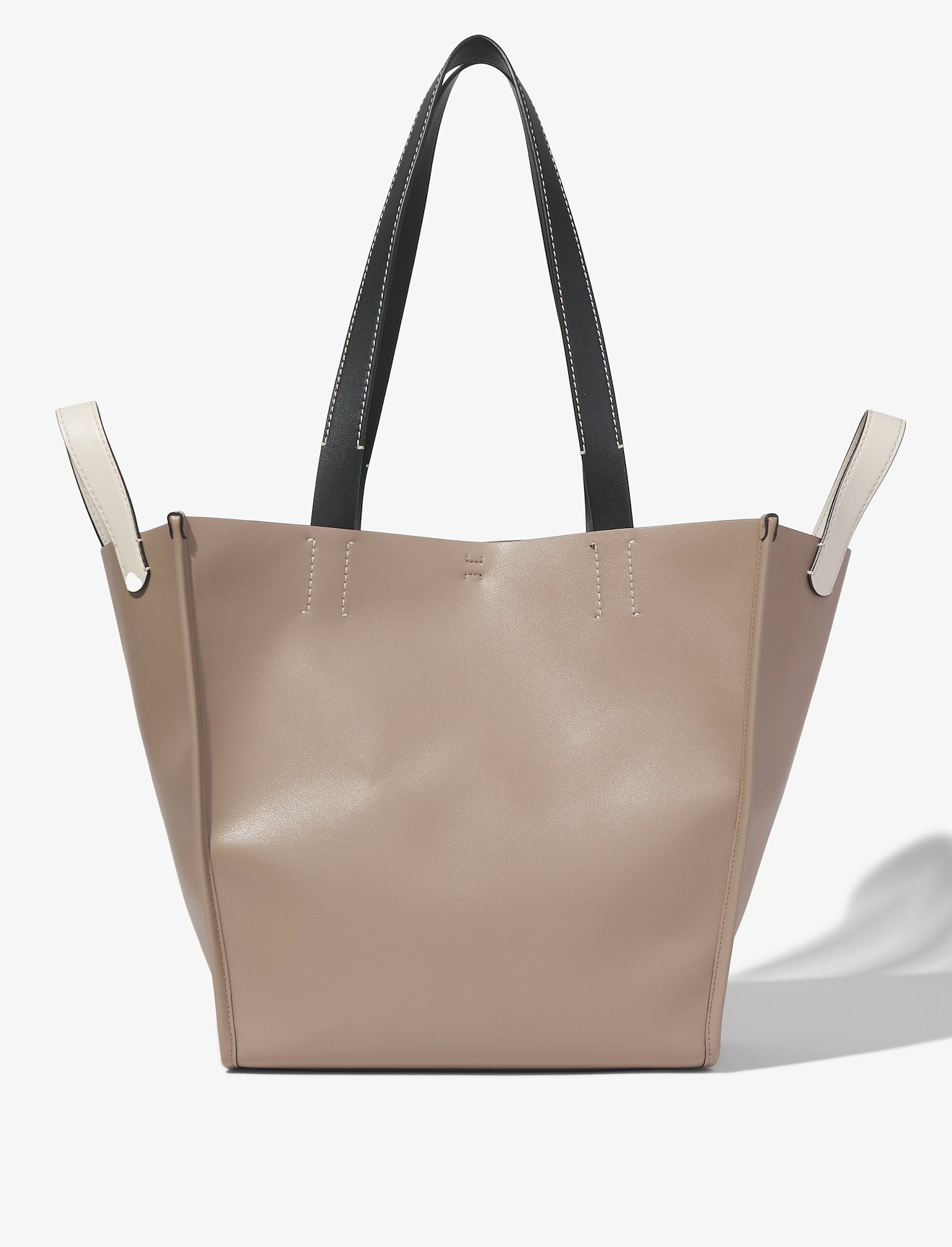 XL Mercer Leather Tote in grey | Proenza Schouler