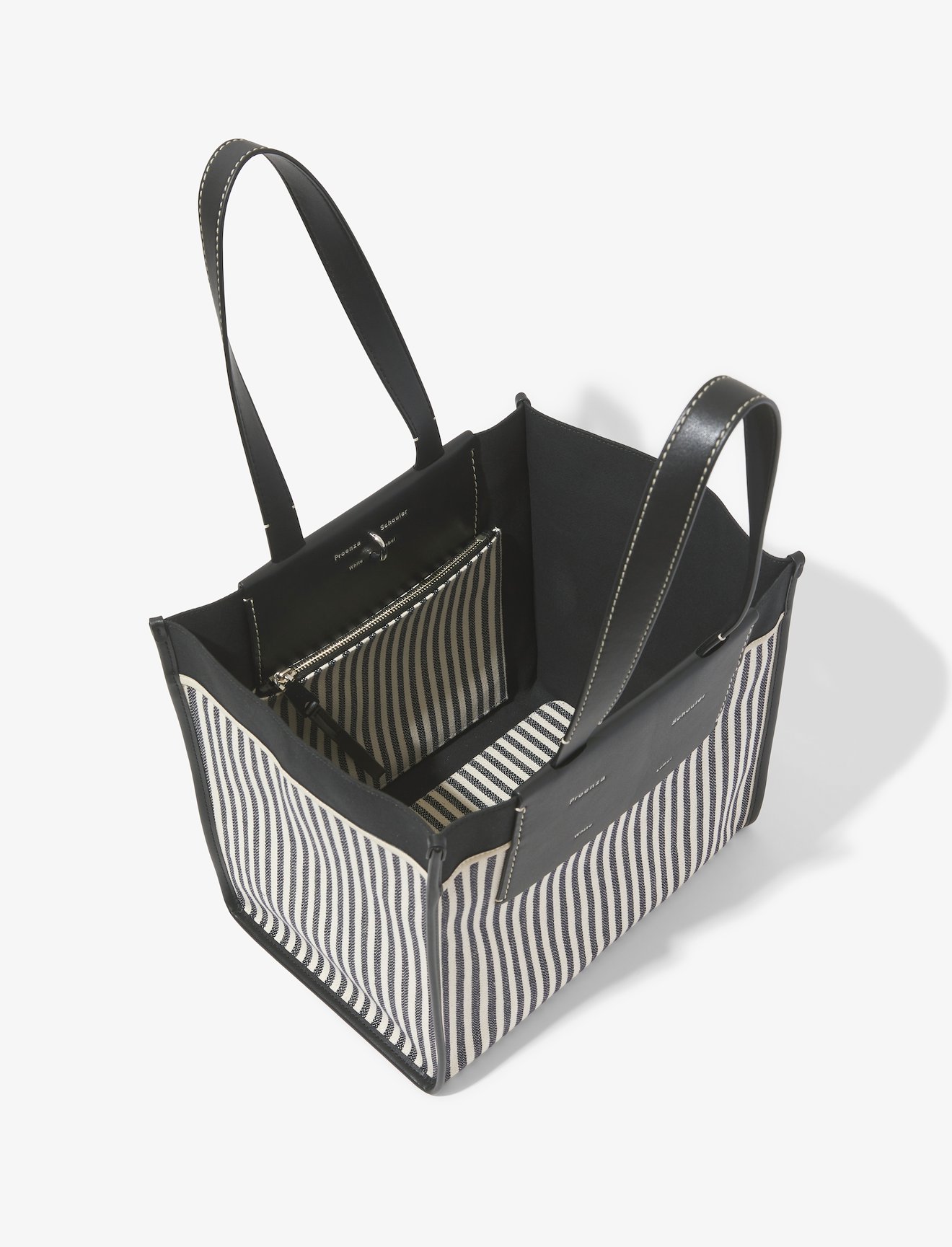 Large Morris Two Tone Stripe Tote #4