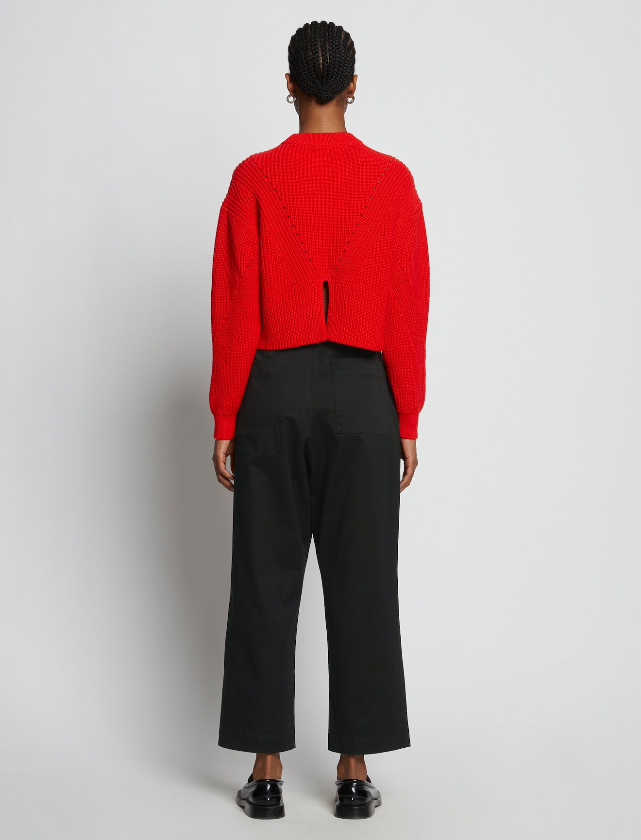 Cotton Twill Belted Pants #2