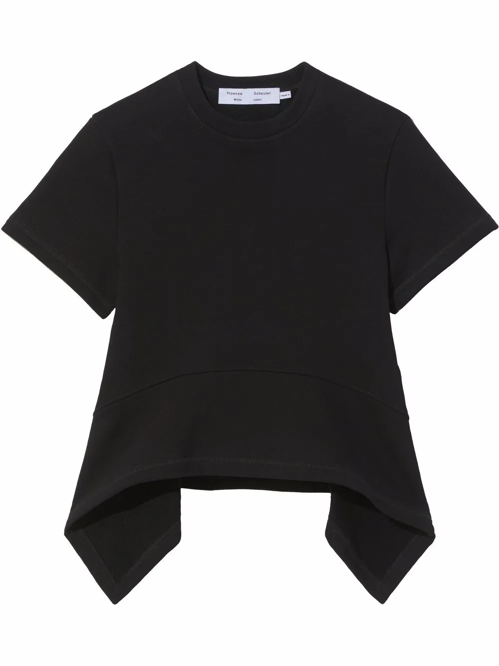 фото Proenza schouler white label asymmetric t-shirt