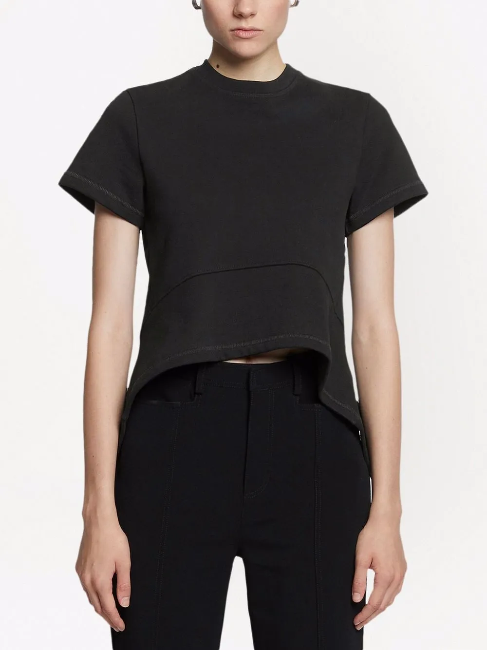 фото Proenza schouler white label asymmetric t-shirt