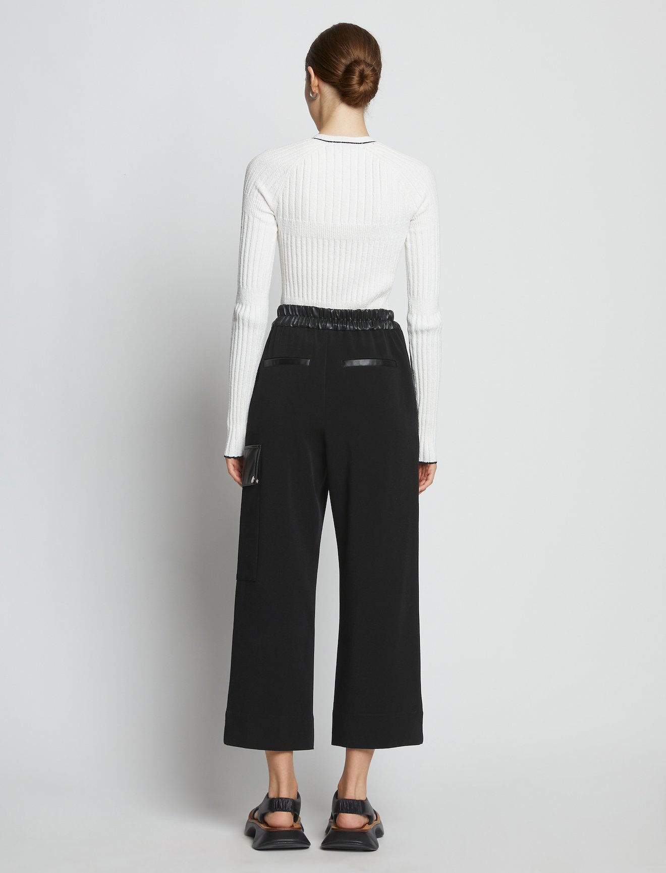 Crepe Wide Leg Pants #2