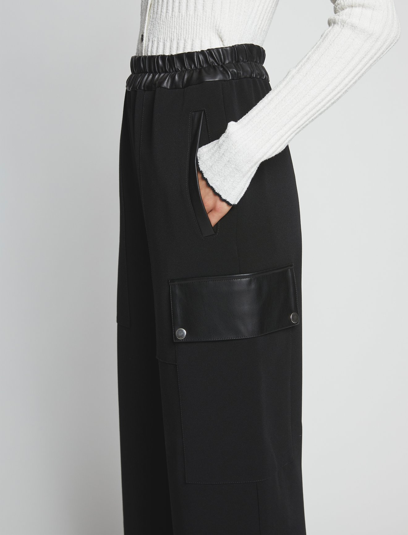 Crepe Wide Leg Pants #3