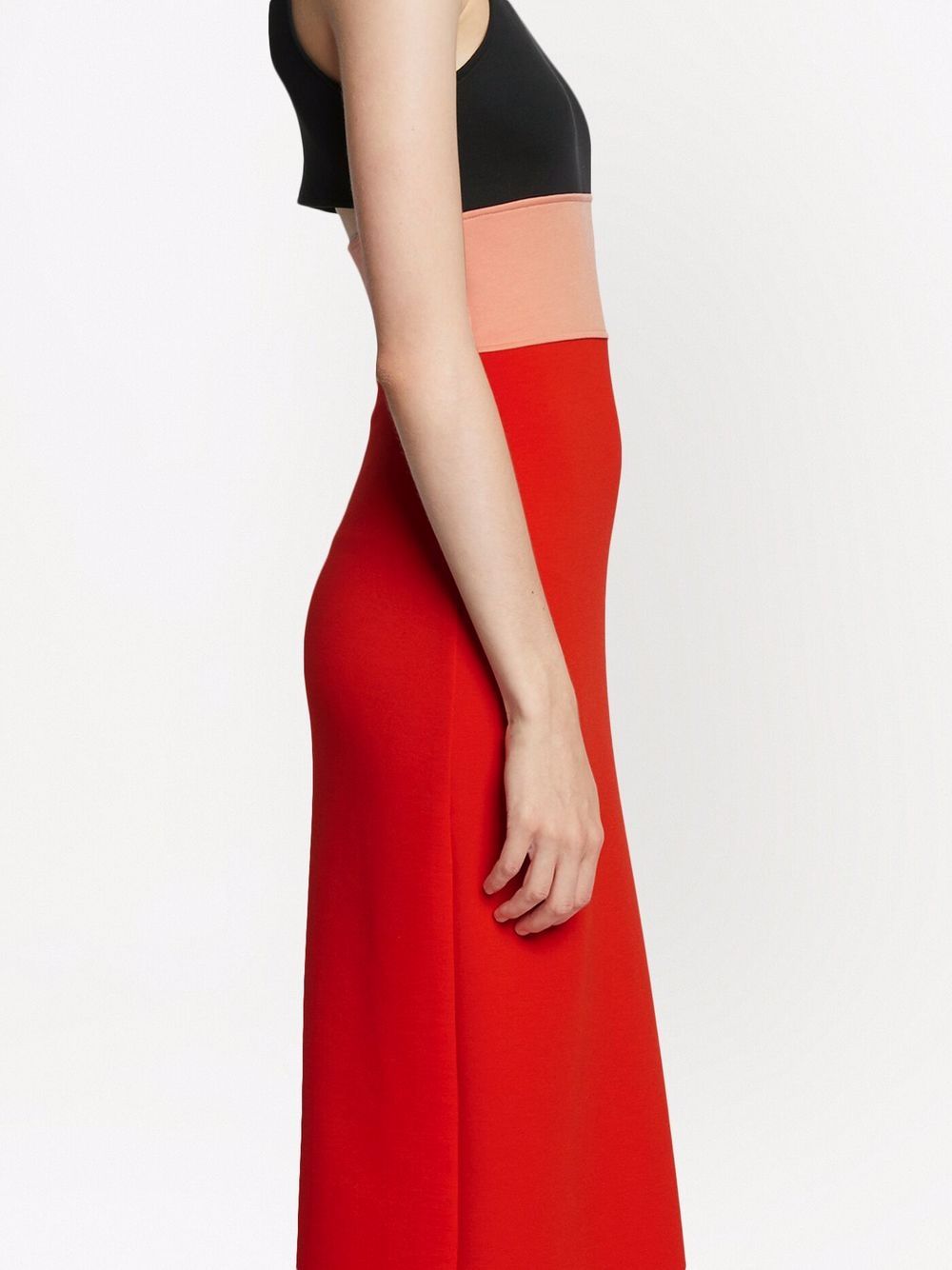 фото Proenza schouler white label colorblock jersey dress