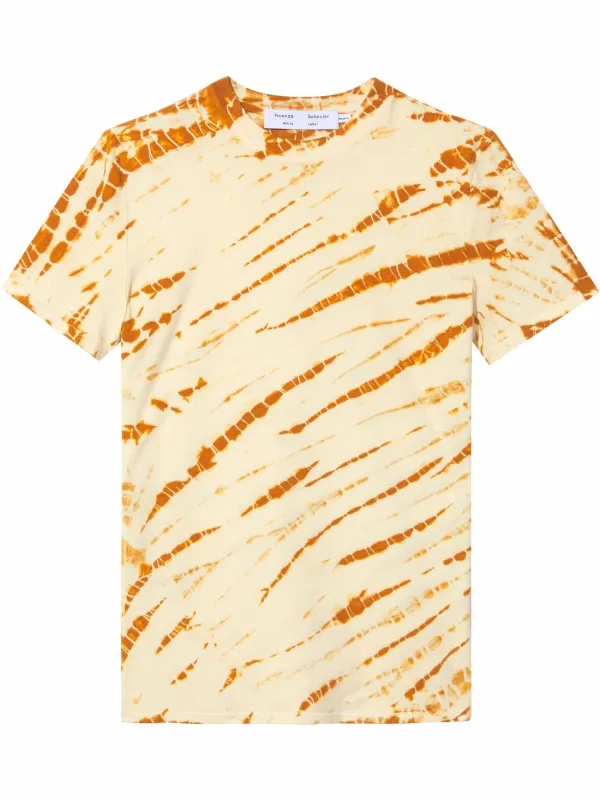 tie dye tan shirt