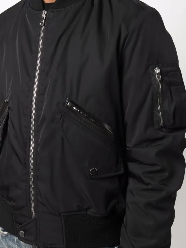 zip up bomber jacket