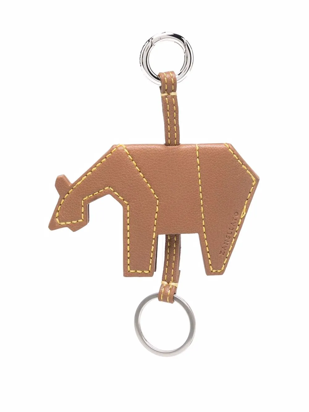 

Zanellato animal-shaped key ring - Brown
