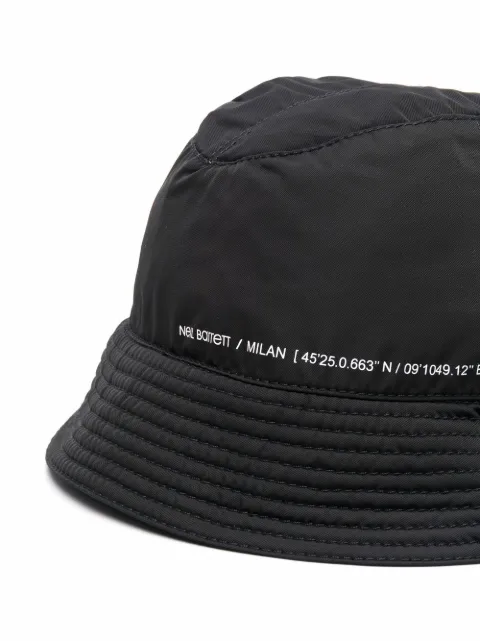 Neil Barrett Metal Detail Bucket Hat 