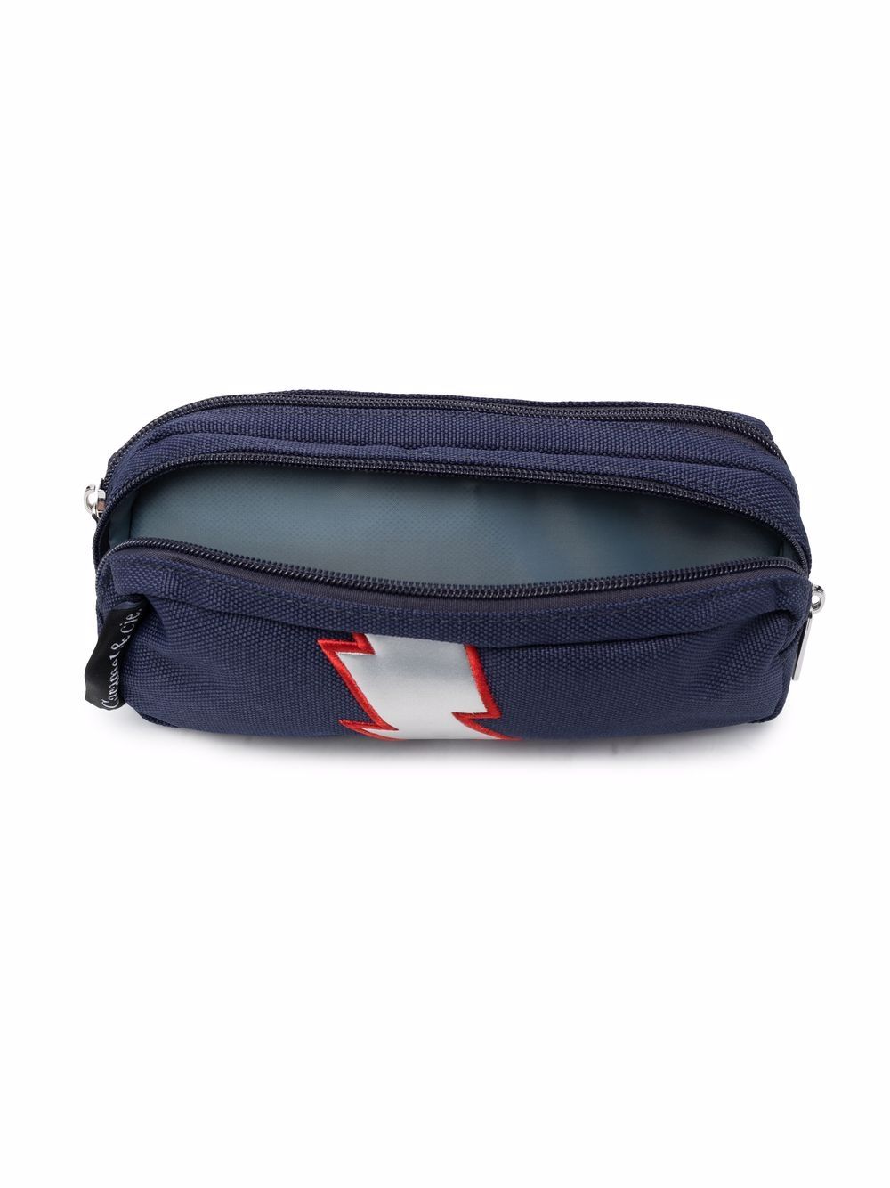 фото Caramel thunder bolt-print pencil case