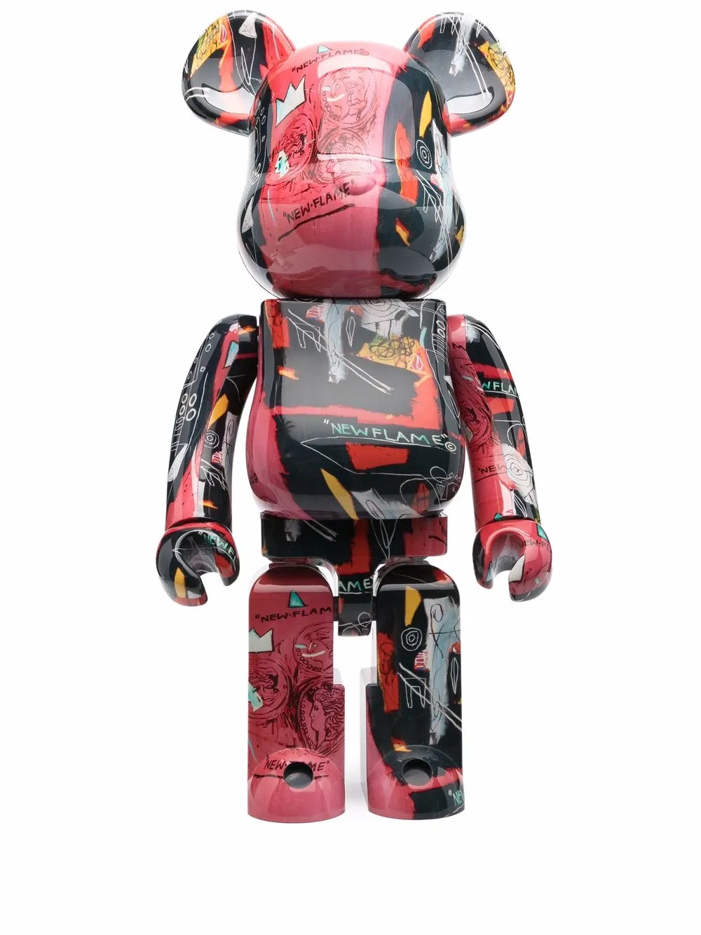 

Medicom Toy Andy Warhol x Jean Michel Basquiat Be@rbrick 1000% figure - Pink