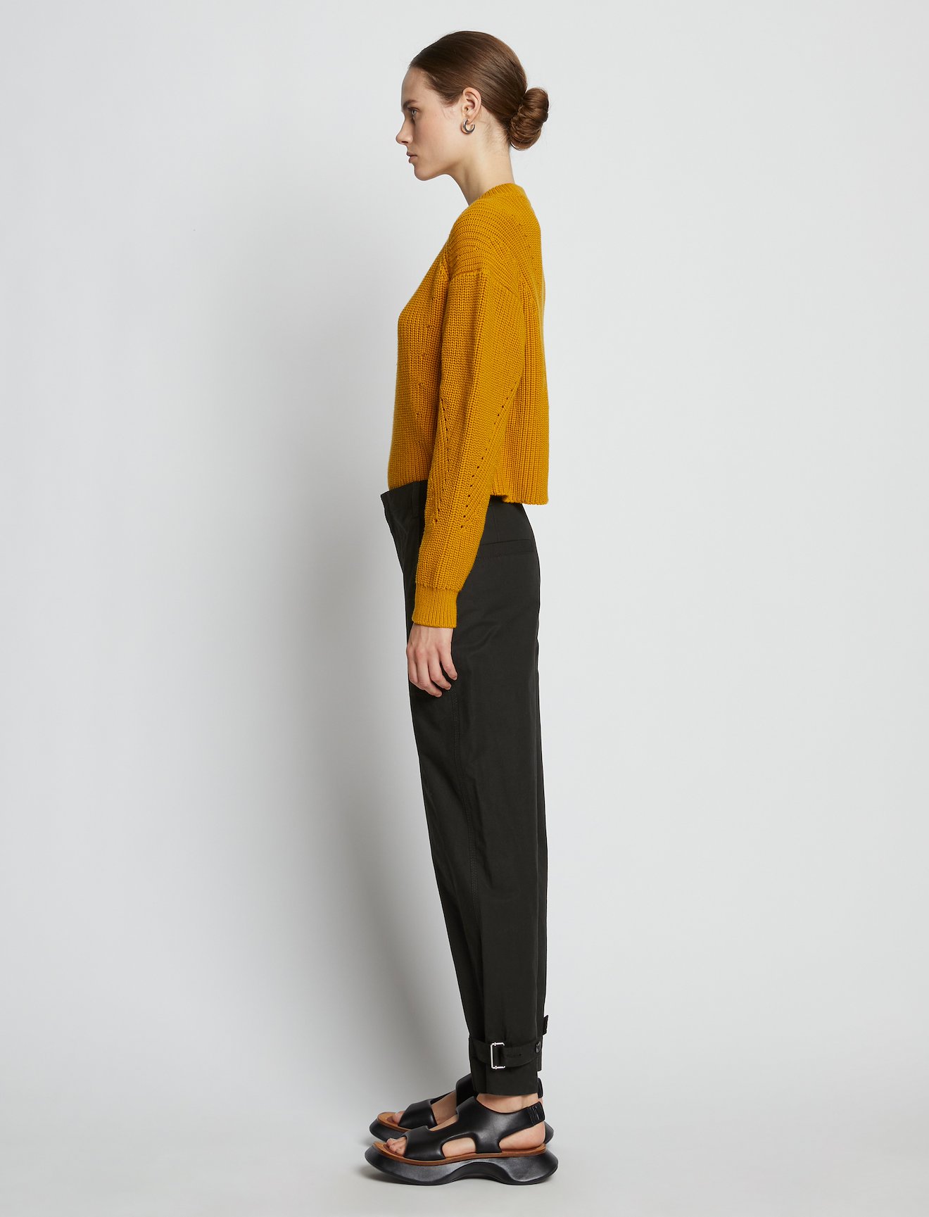 Cotton Linen Tapered Pants #1