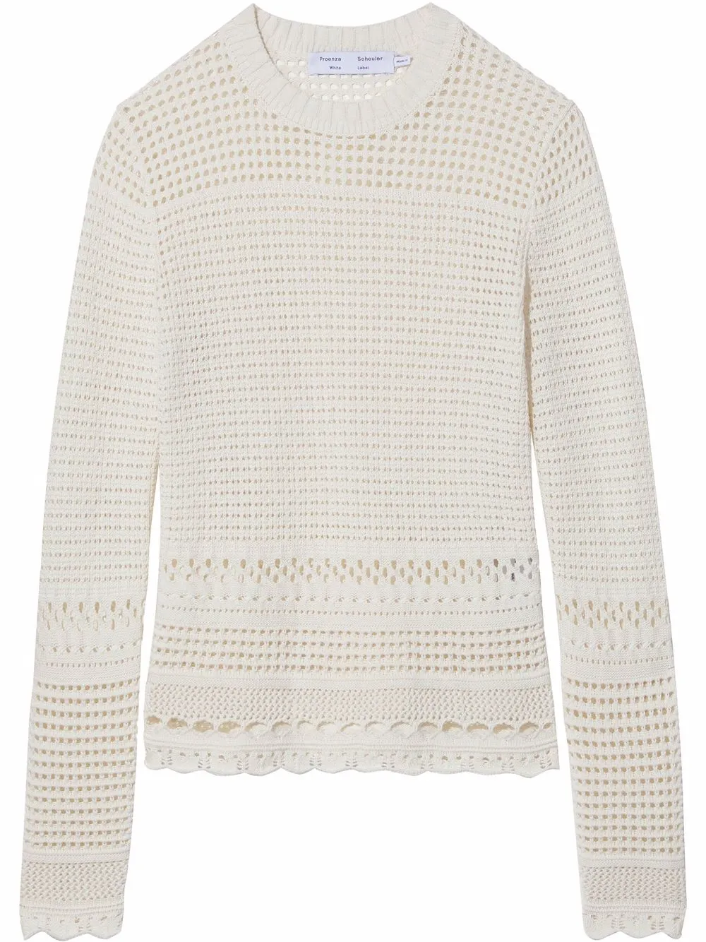 

Proenza Schouler White Label top con diseño calado - Neutro