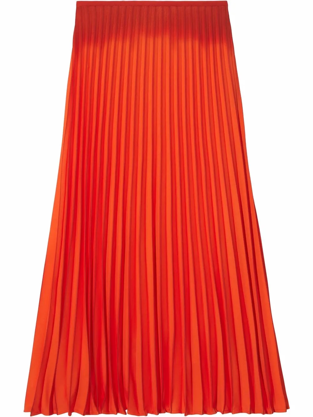 

Proenza Schouler White Label crepe pleated midi skirt - Orange