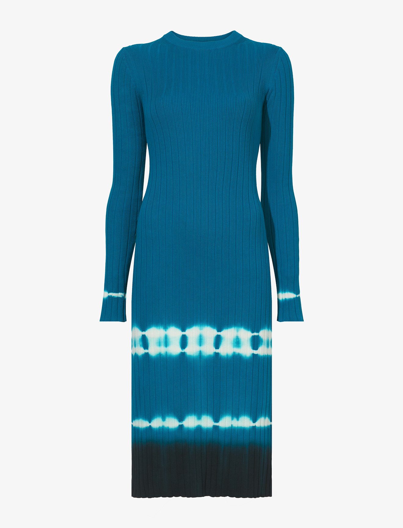 Rib Knit Dip Dye Dress #4