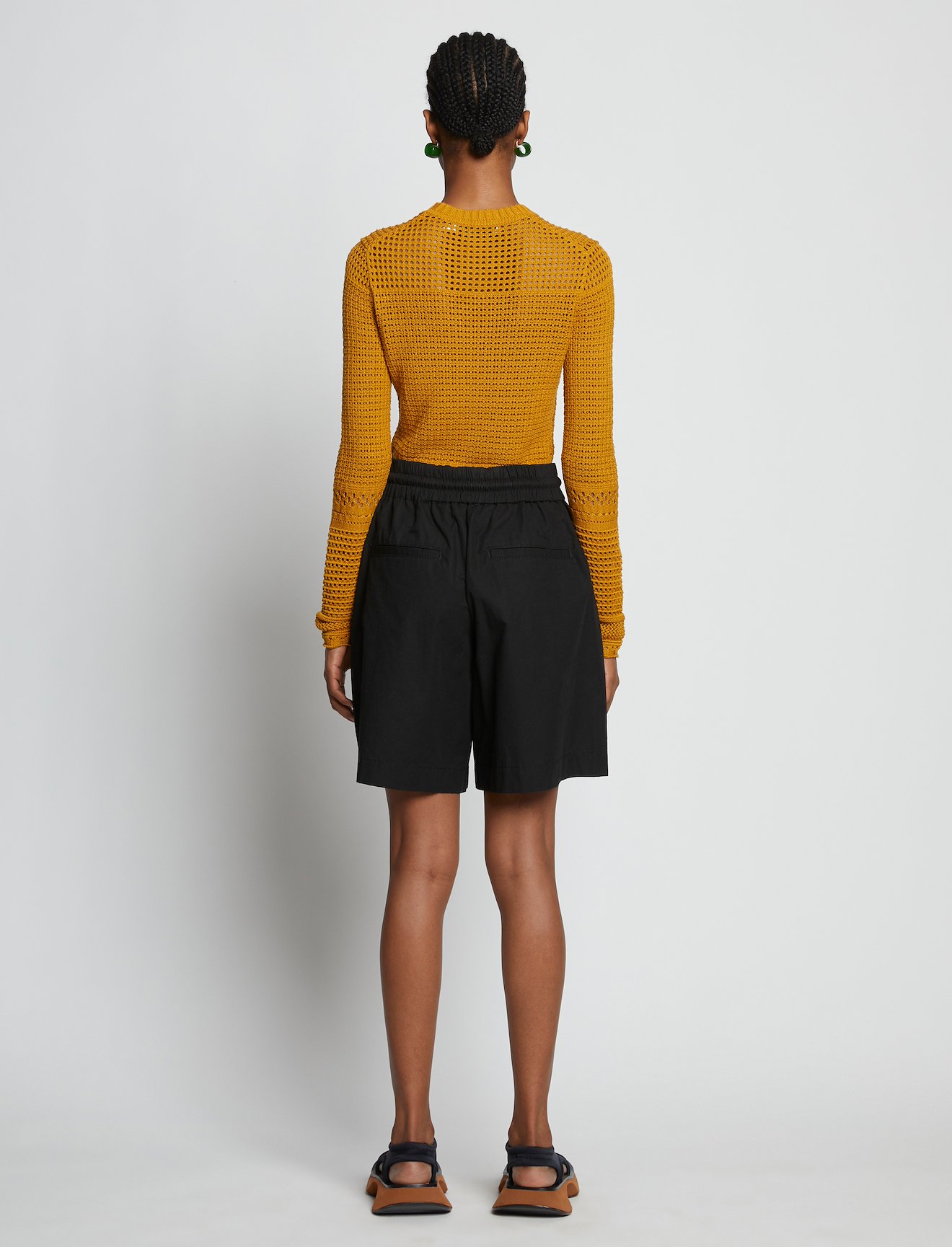 Silk Cotton Pointelle Top #3