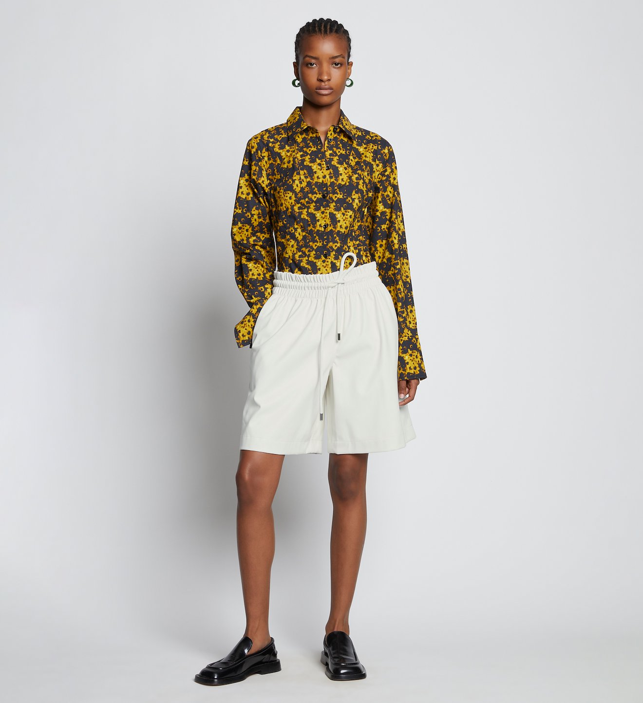 Faux Leather Shorts