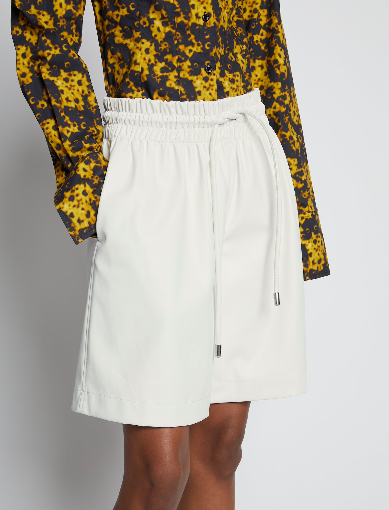 Faux Leather Shorts #3