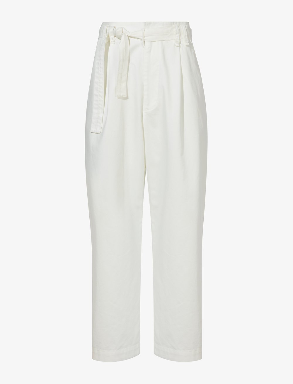 Cotton Twill Belted Pants