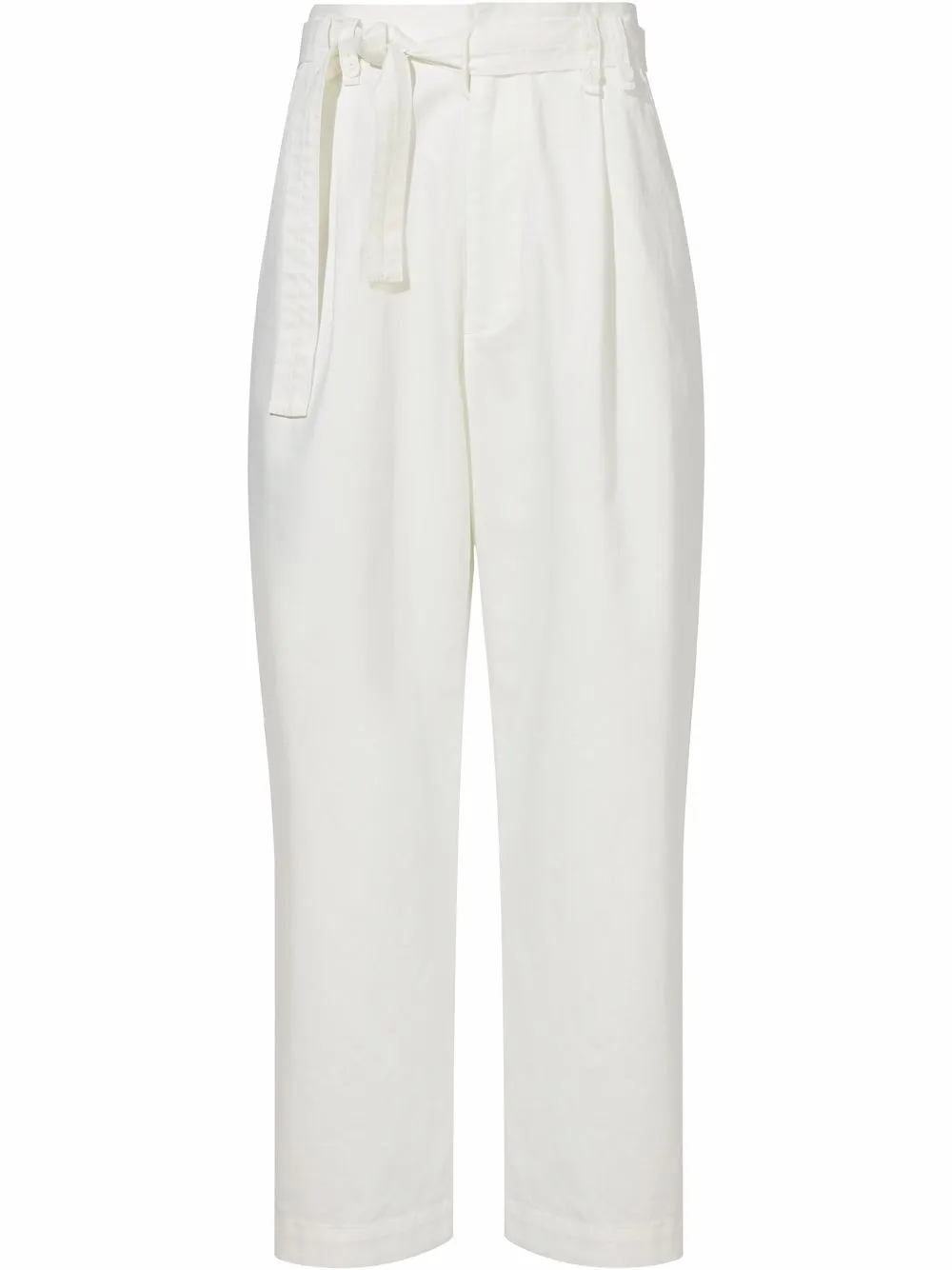 

Proenza Schouler White Label pantalones capri con cintura lazada - Blanco