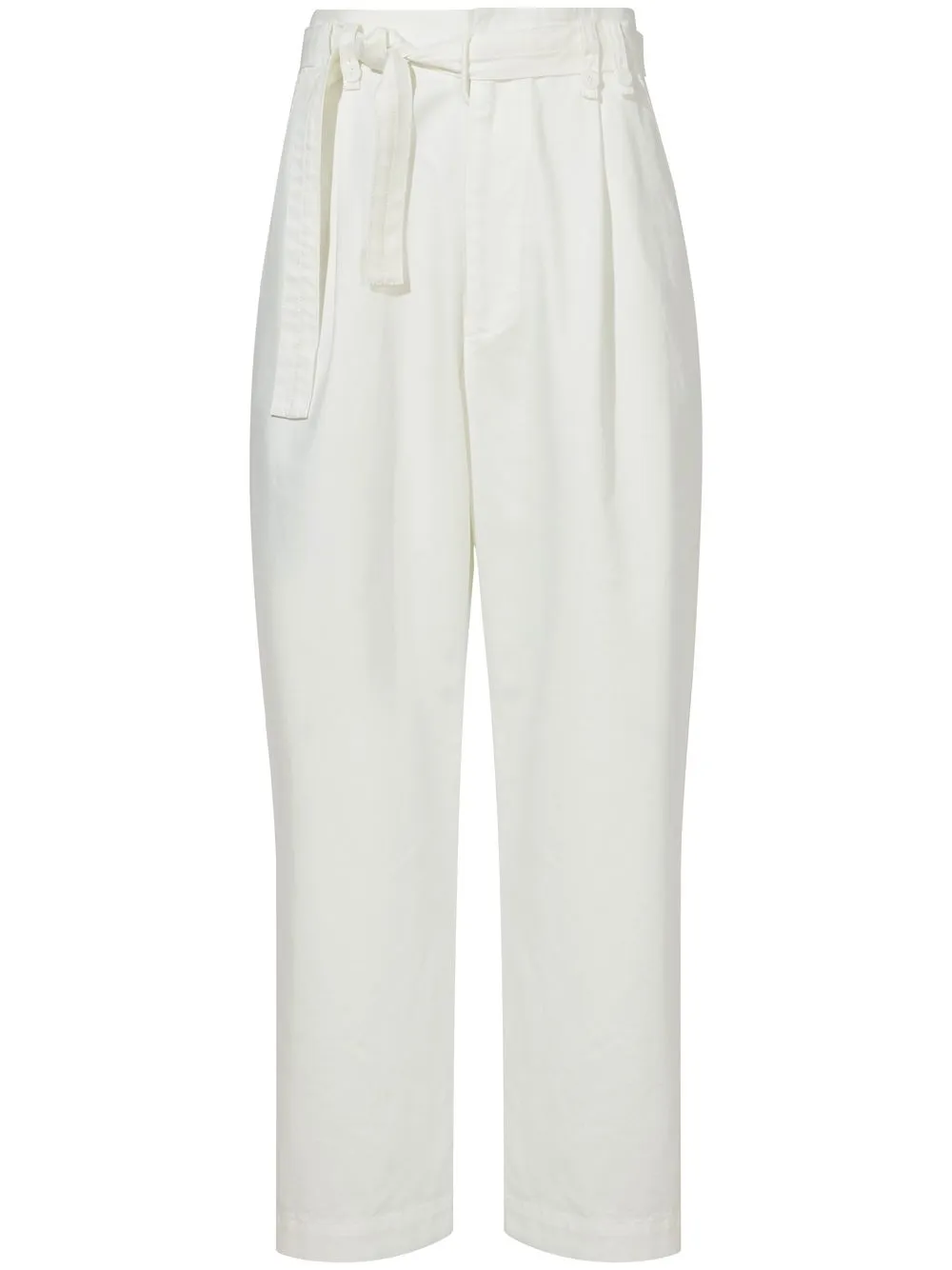 

Proenza Schouler White Label waist-tie cropped trousers