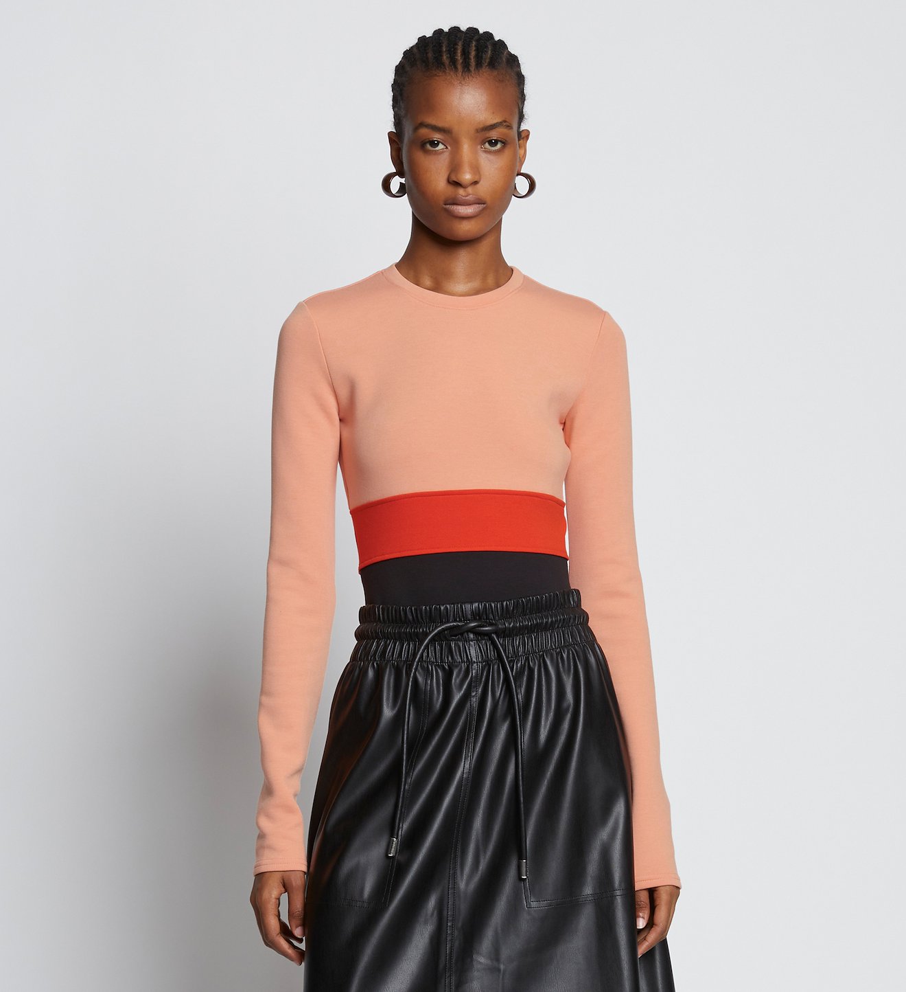 Colorblock Jersey Bodysuit