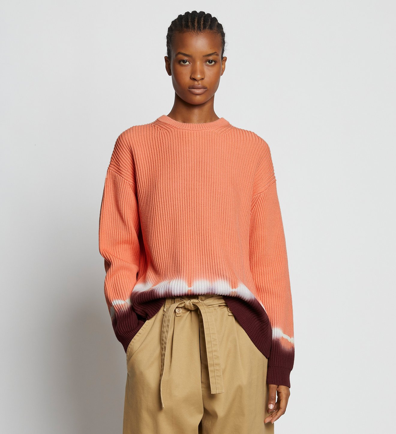 Rib Knit Dip Dye Sweater