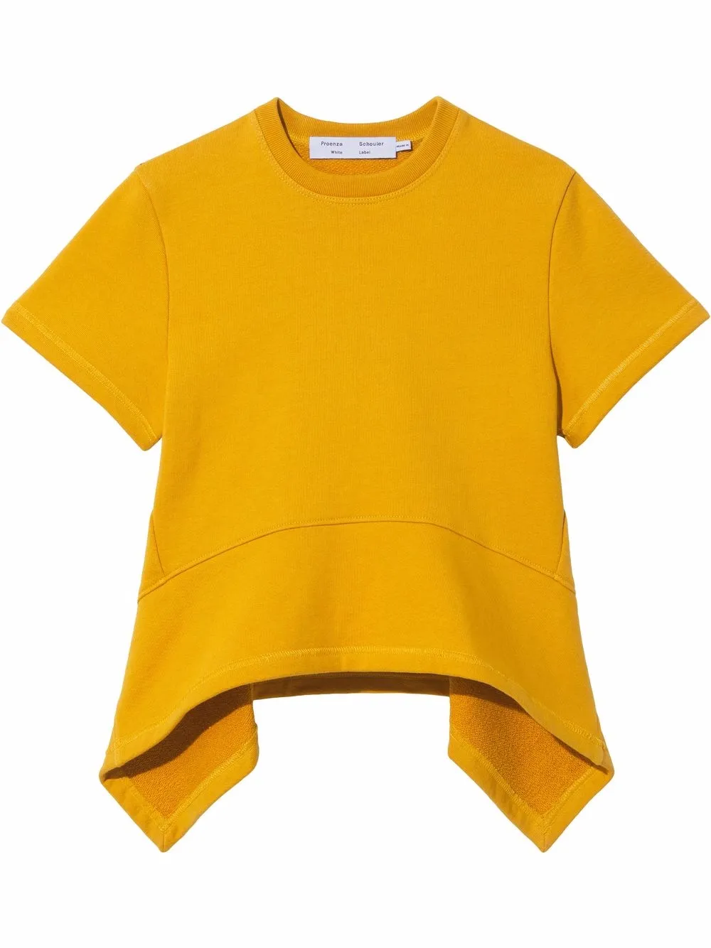 

Proenza Schouler White Label asymmetric-hem shirt - Yellow