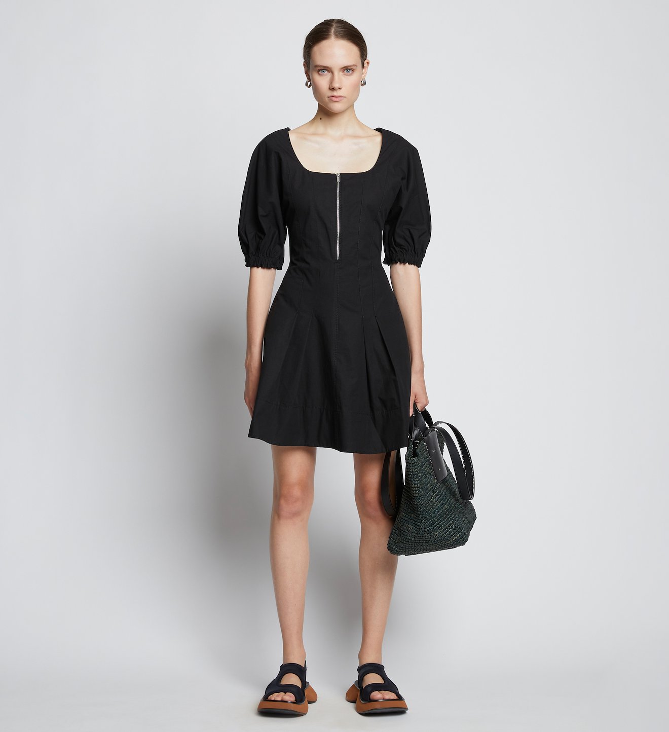 Cotton Linen Mini Dress