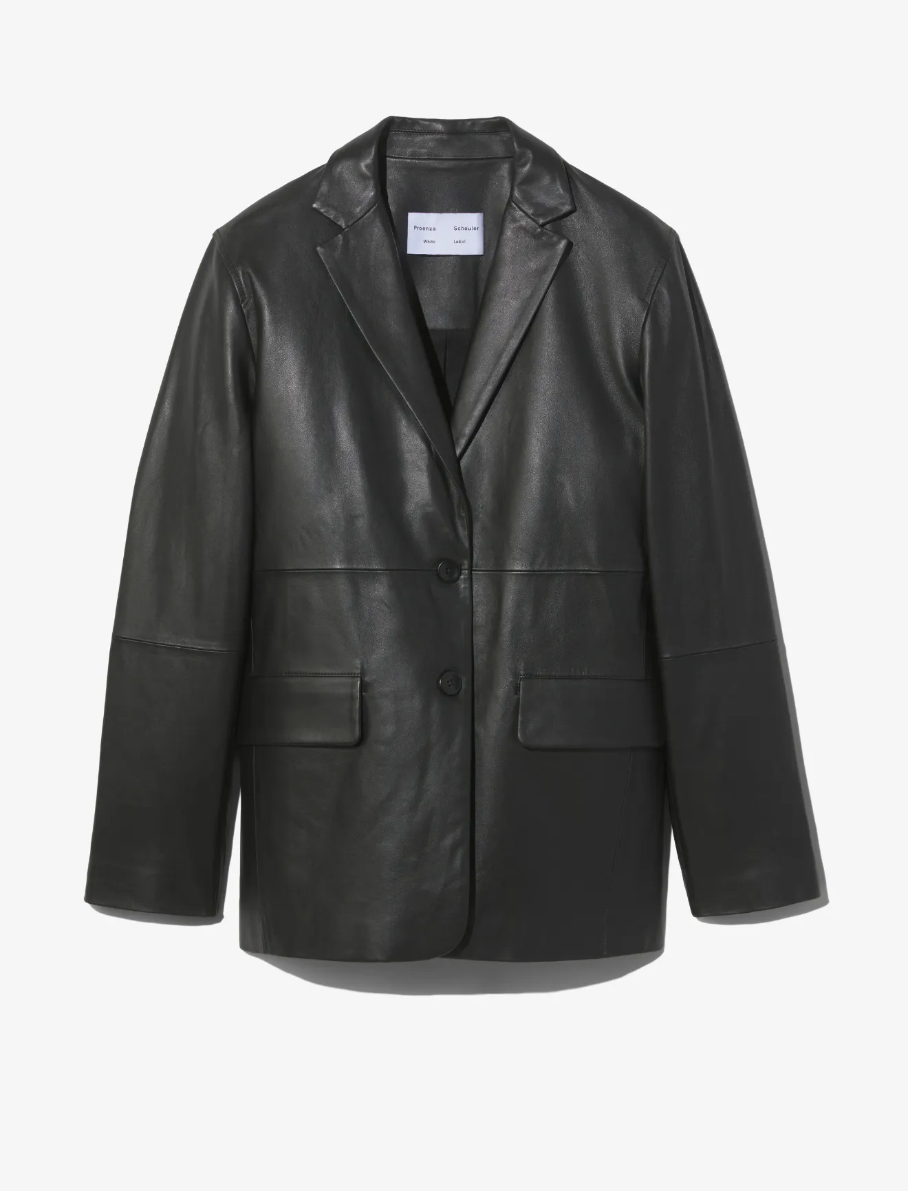Leather Blazer in black | Proenza Schouler