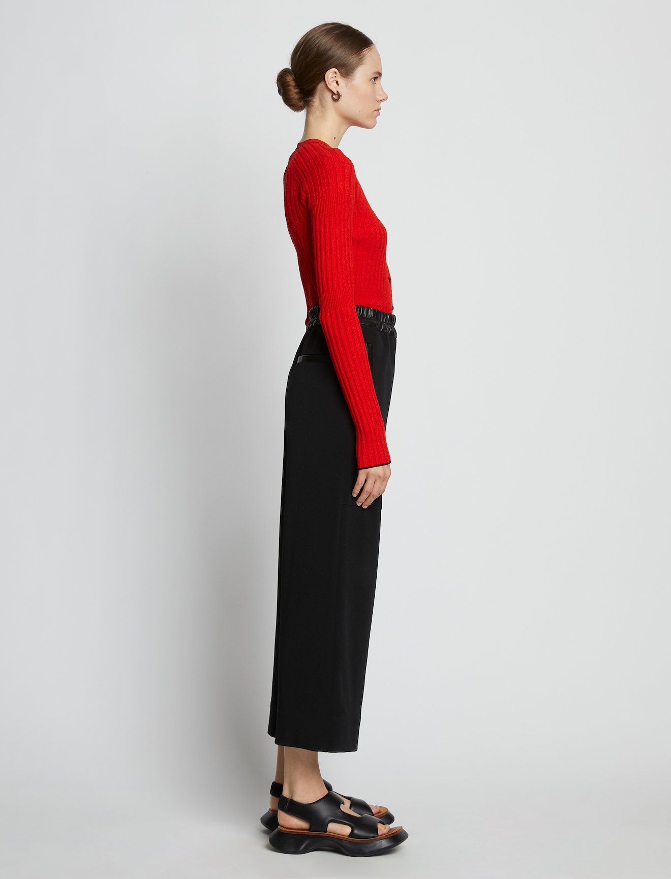 Fine Boucle Cropped Cardigan #2