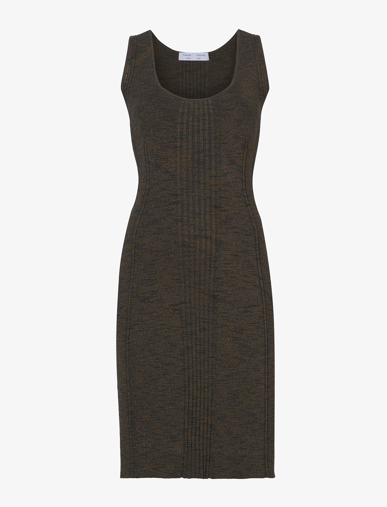 Melange Rib Tank Dress #4