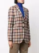 Lardini check print blazer