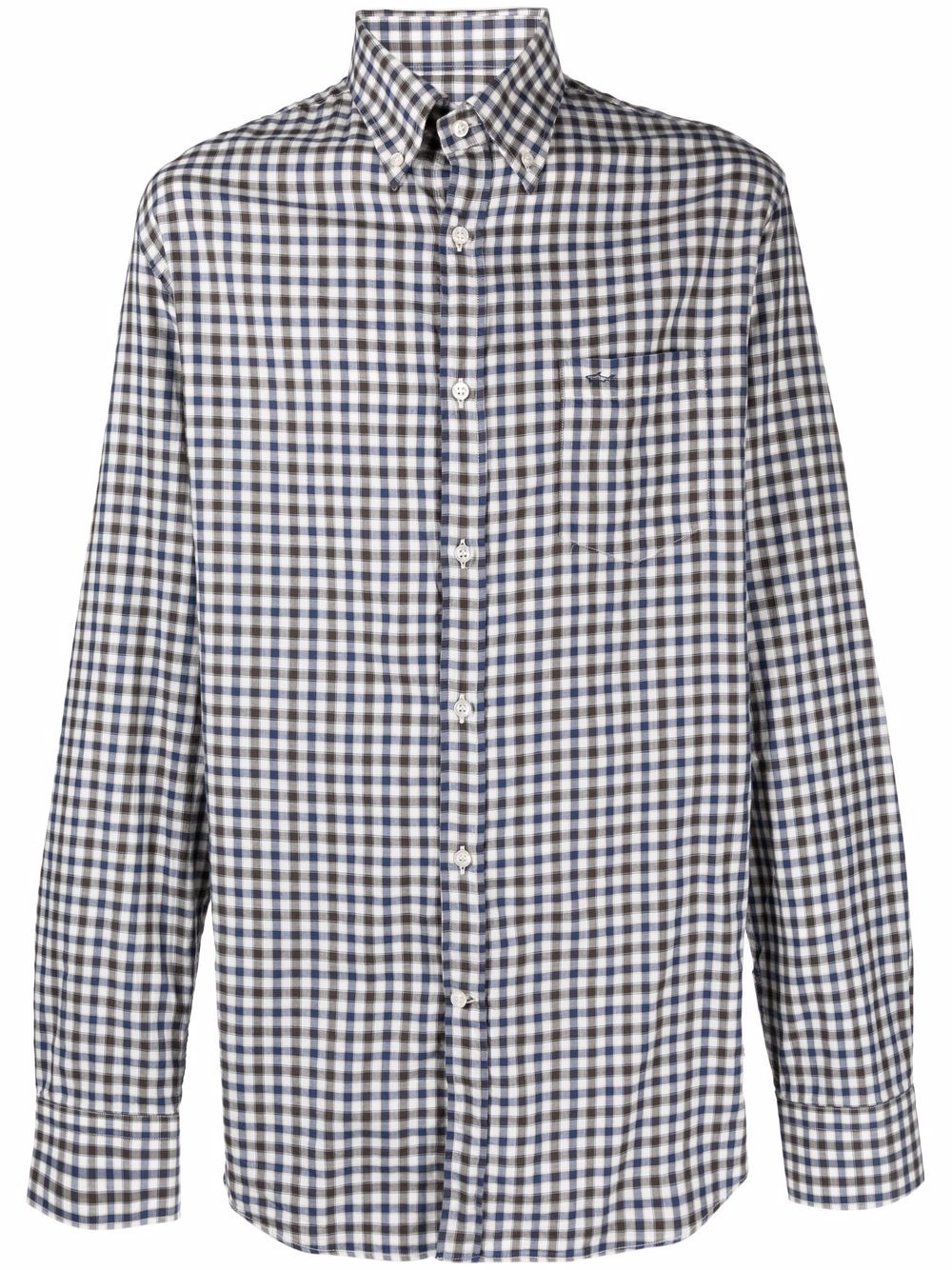 paul and shark gingham shirt