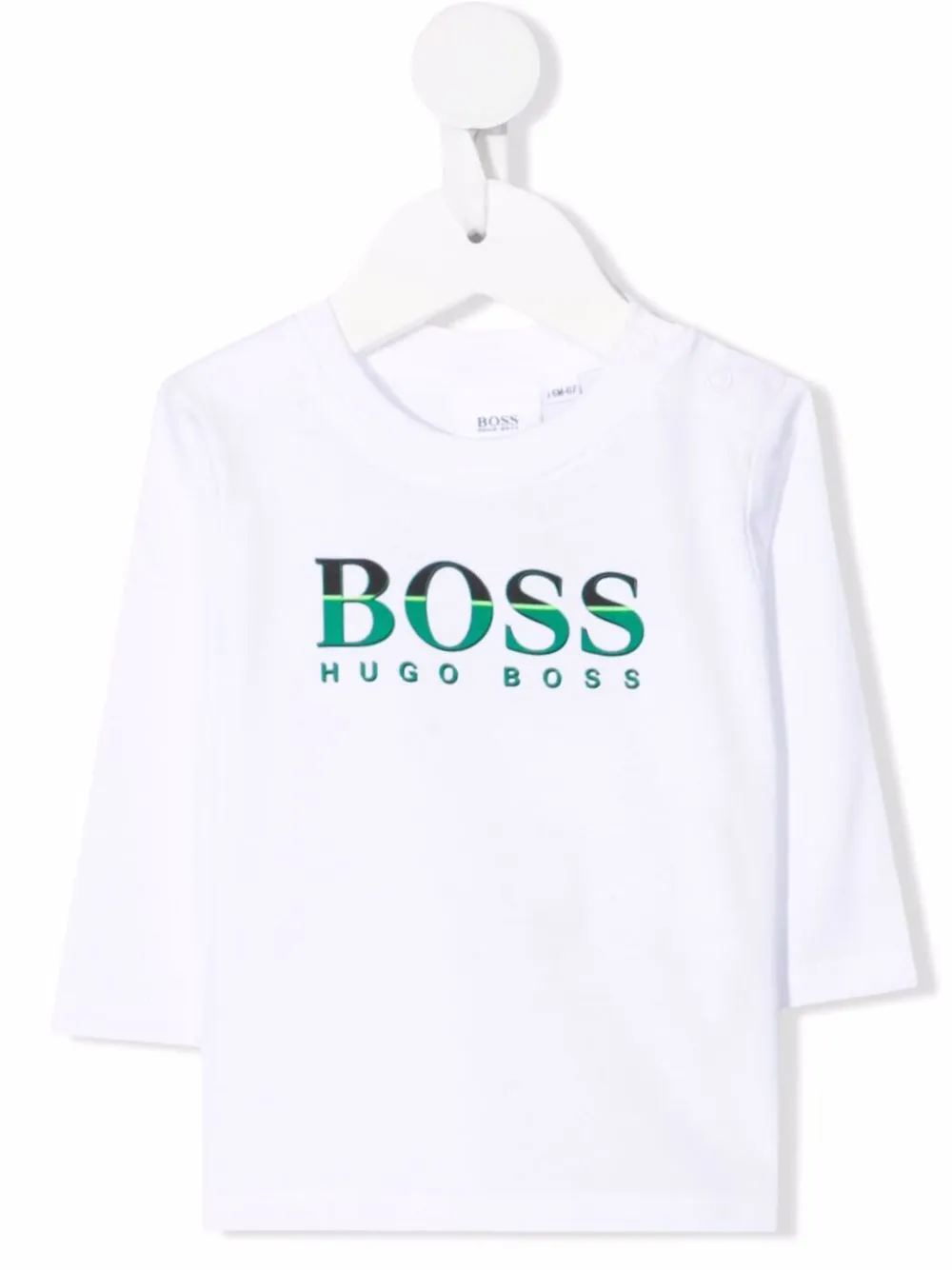 

BOSS Kidswear playera con logo estampado - Blanco
