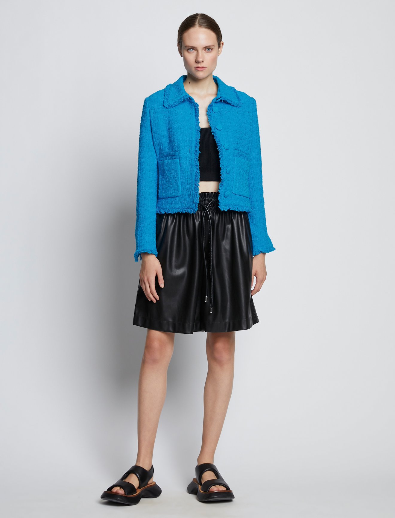 Tweed Cropped Jacket #1
