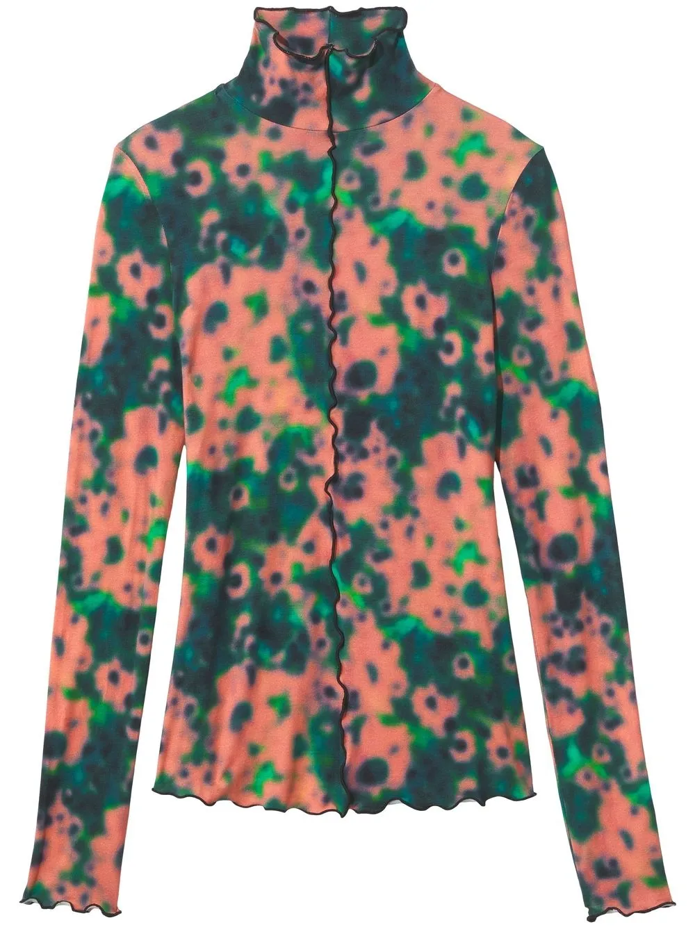 

Proenza Schouler White Label sunflower-print long-sleeve shirt - Pink