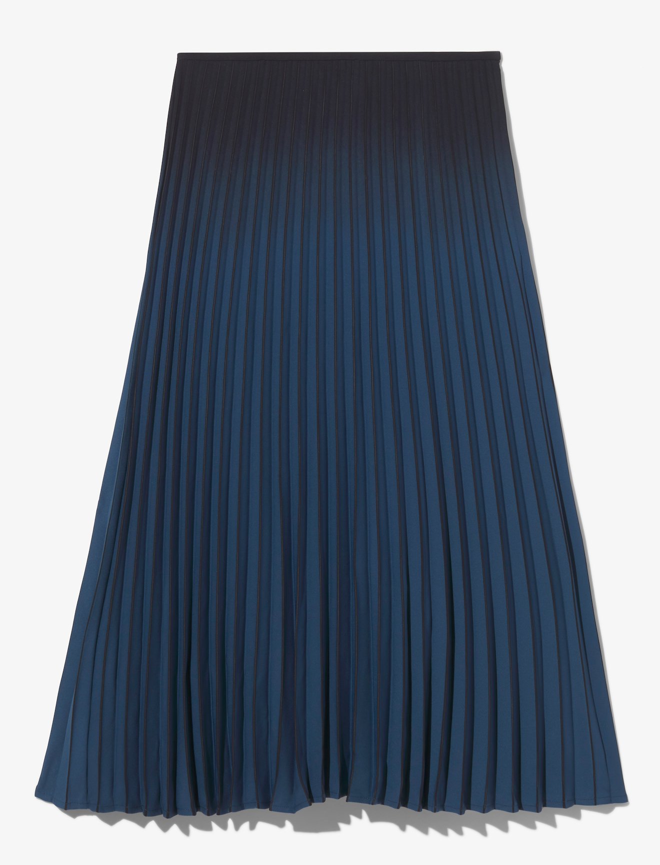 Crepe Pleated Midi Skirt #4