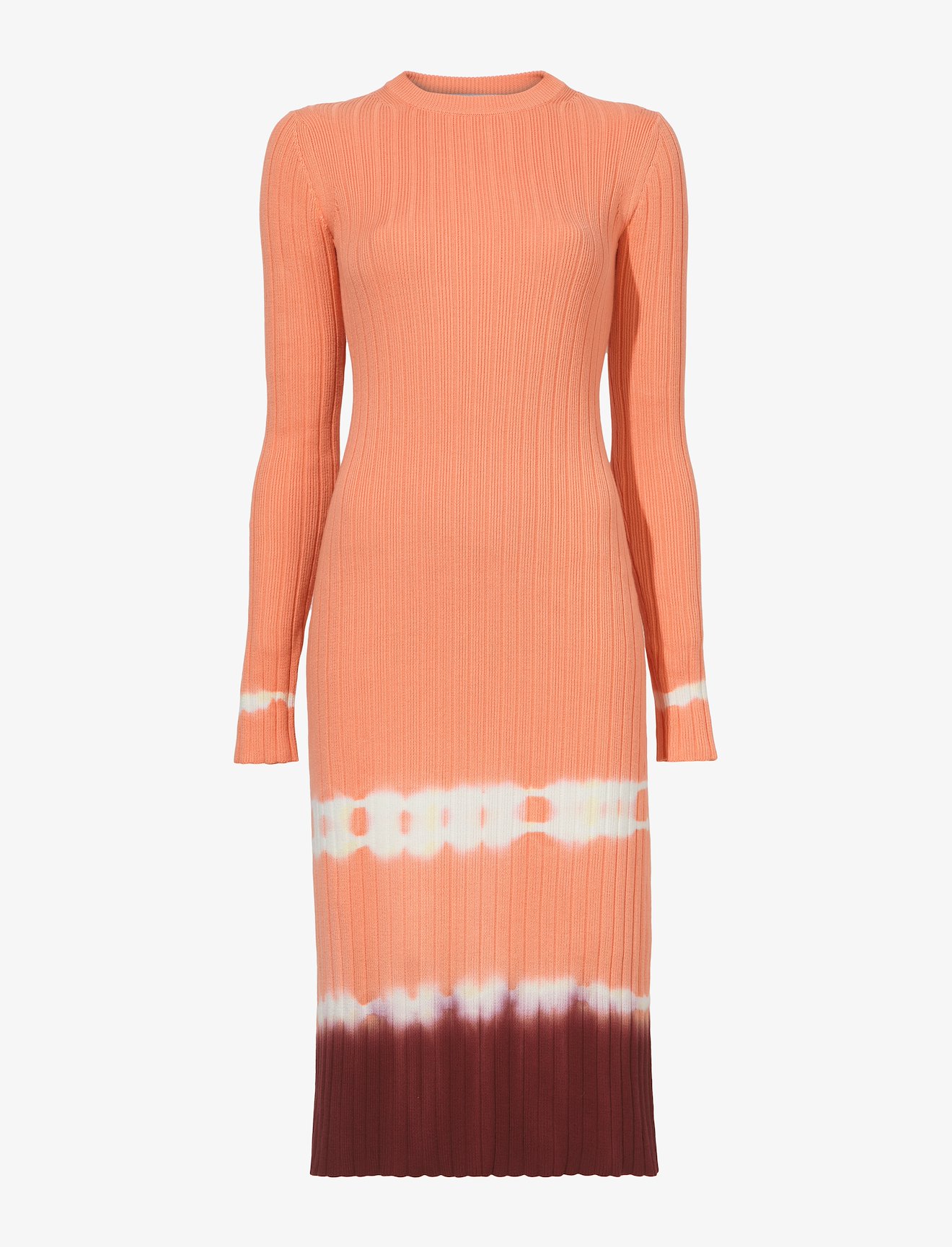 Rib Knit Dip Dye Dress #4