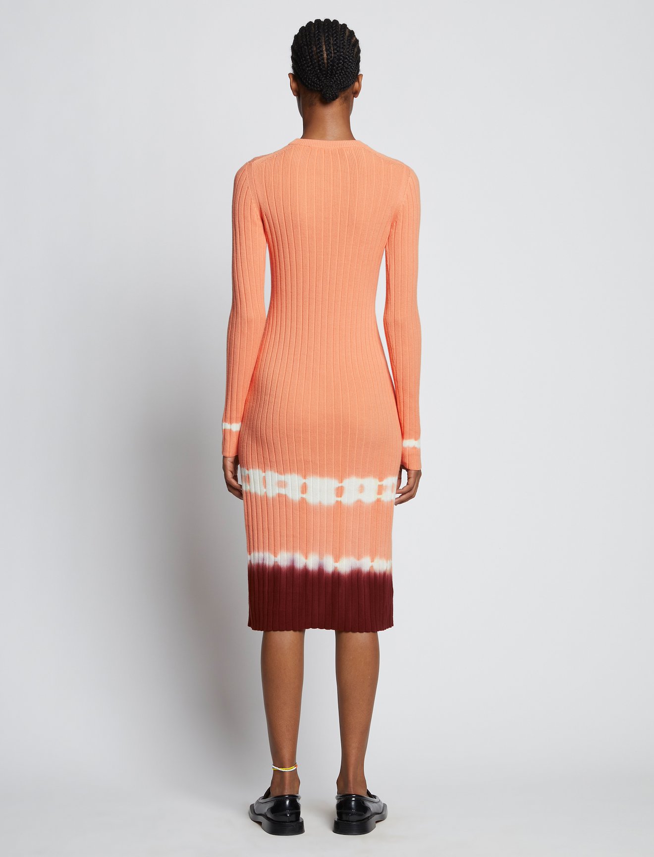 Rib Knit Dip Dye Dress #2