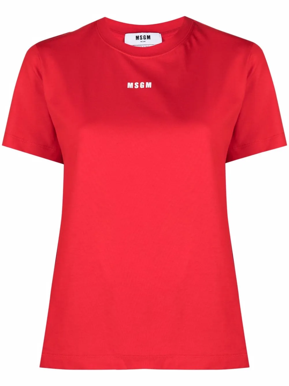 

MSGM playera con logo estampado - Rojo