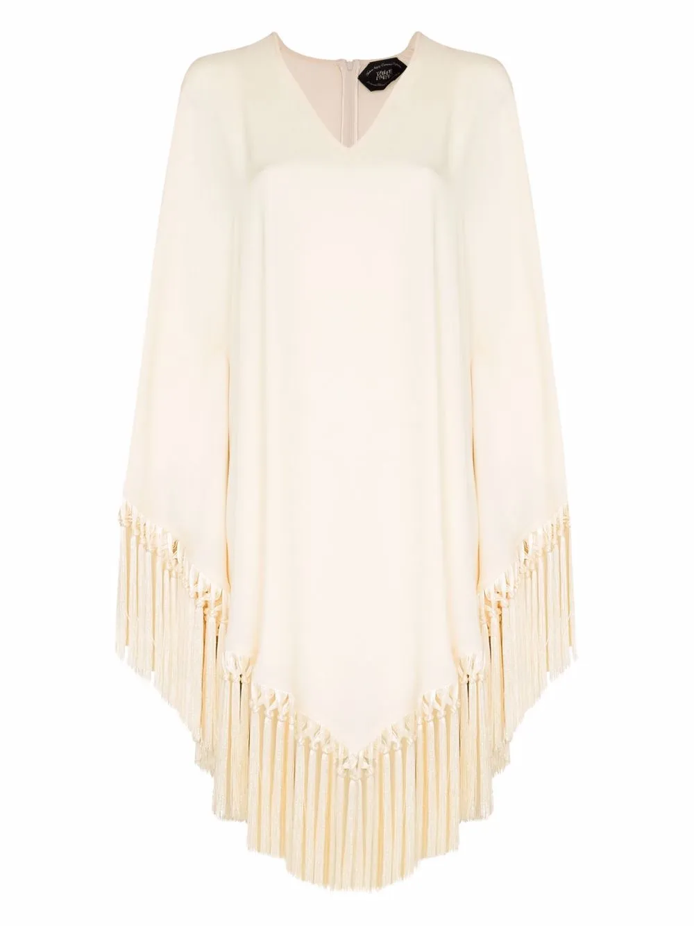 

Taller Marmo Gloria fringed kaftan - Neutrals