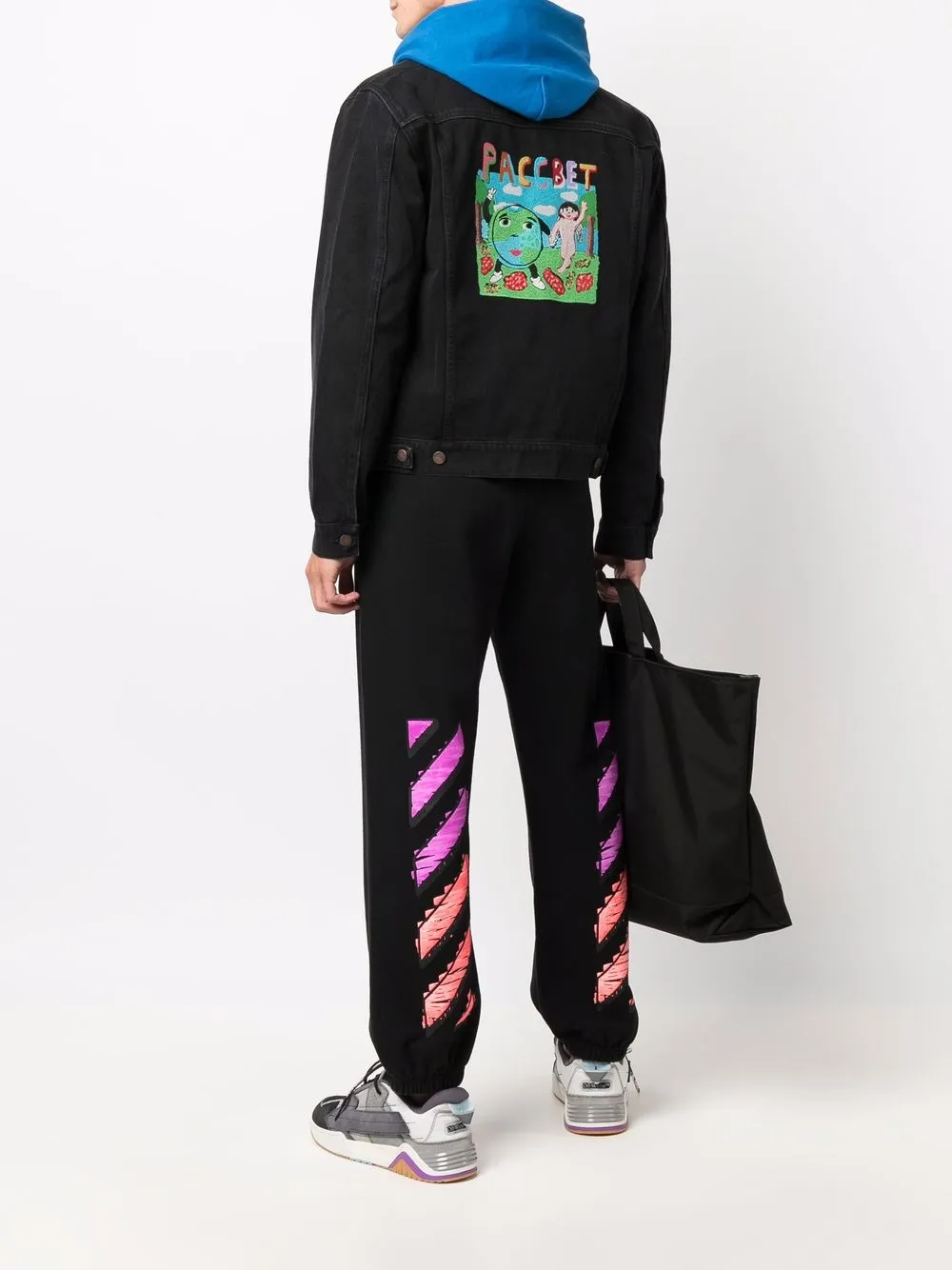 PACCBET Denim jack - Zwart