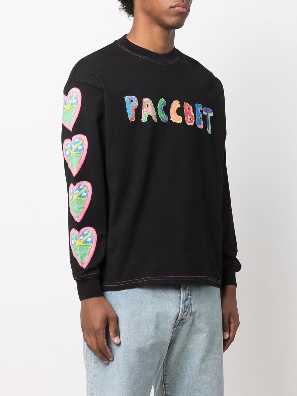 фото Paccbet hurts graphic-print sweatshirt