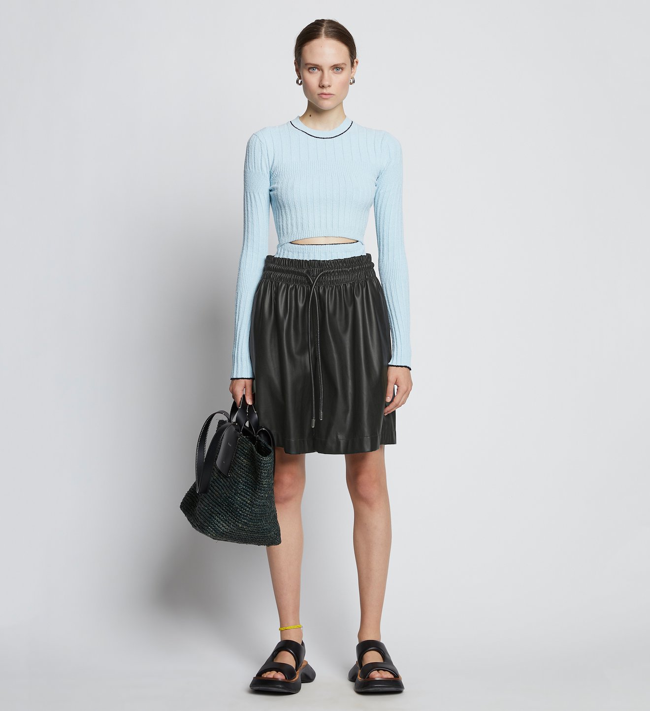 Faux Leather Shorts