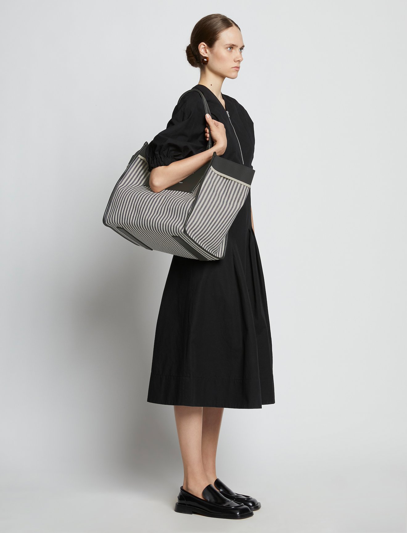 XL Morris Two Tone Stripe Tote #5