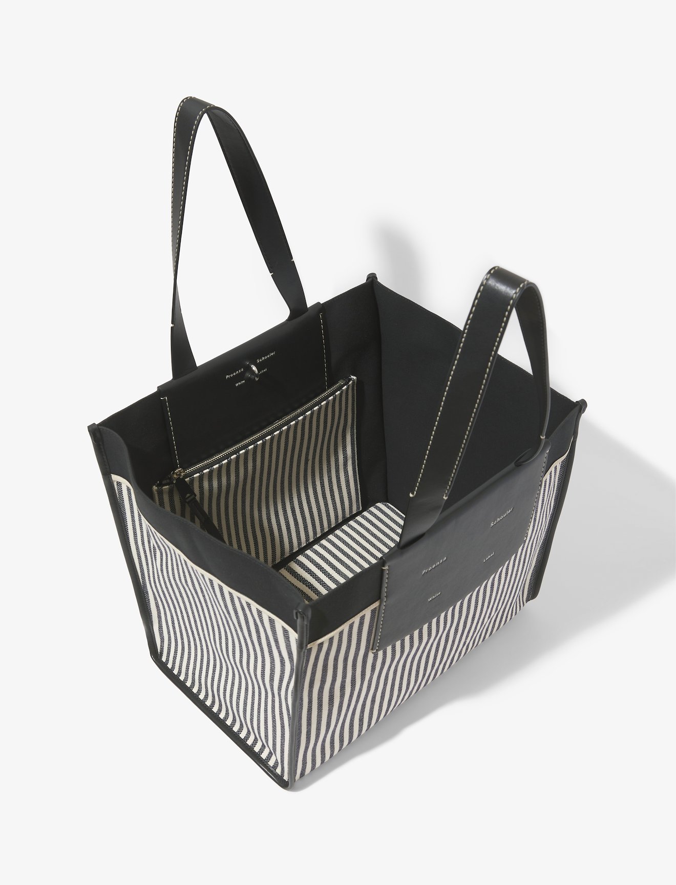 XL Morris Two Tone Stripe Tote #4