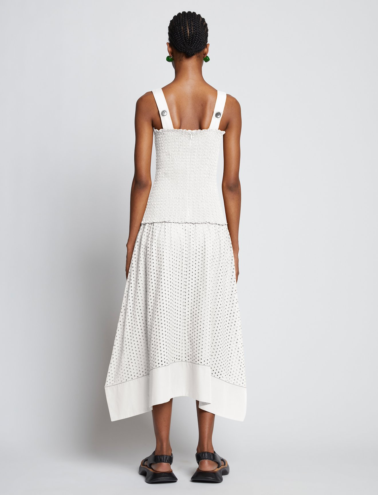 Broderie Anglaise Smocked Dress #2