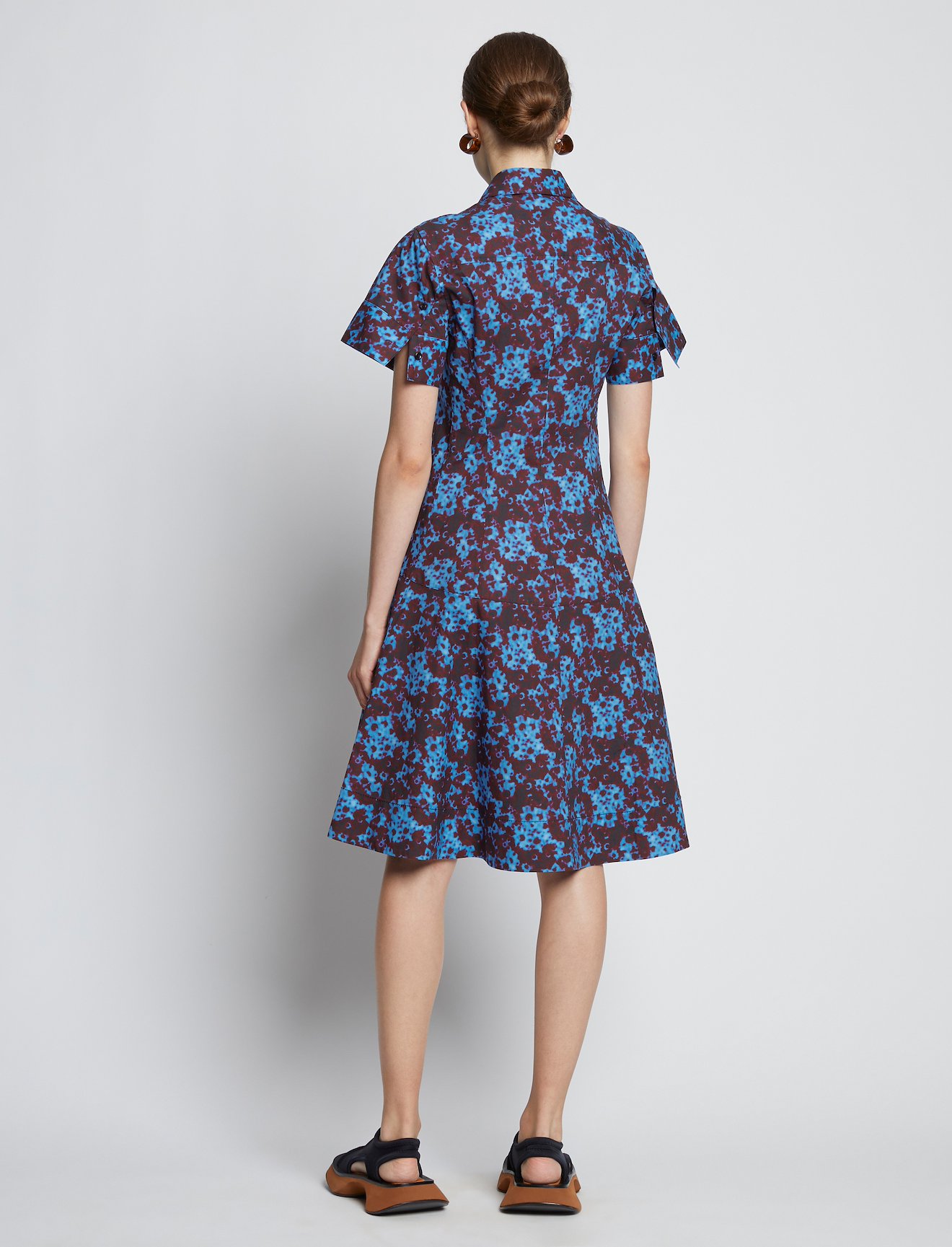 Sunflower Poplin Short Sleeve Dress #2